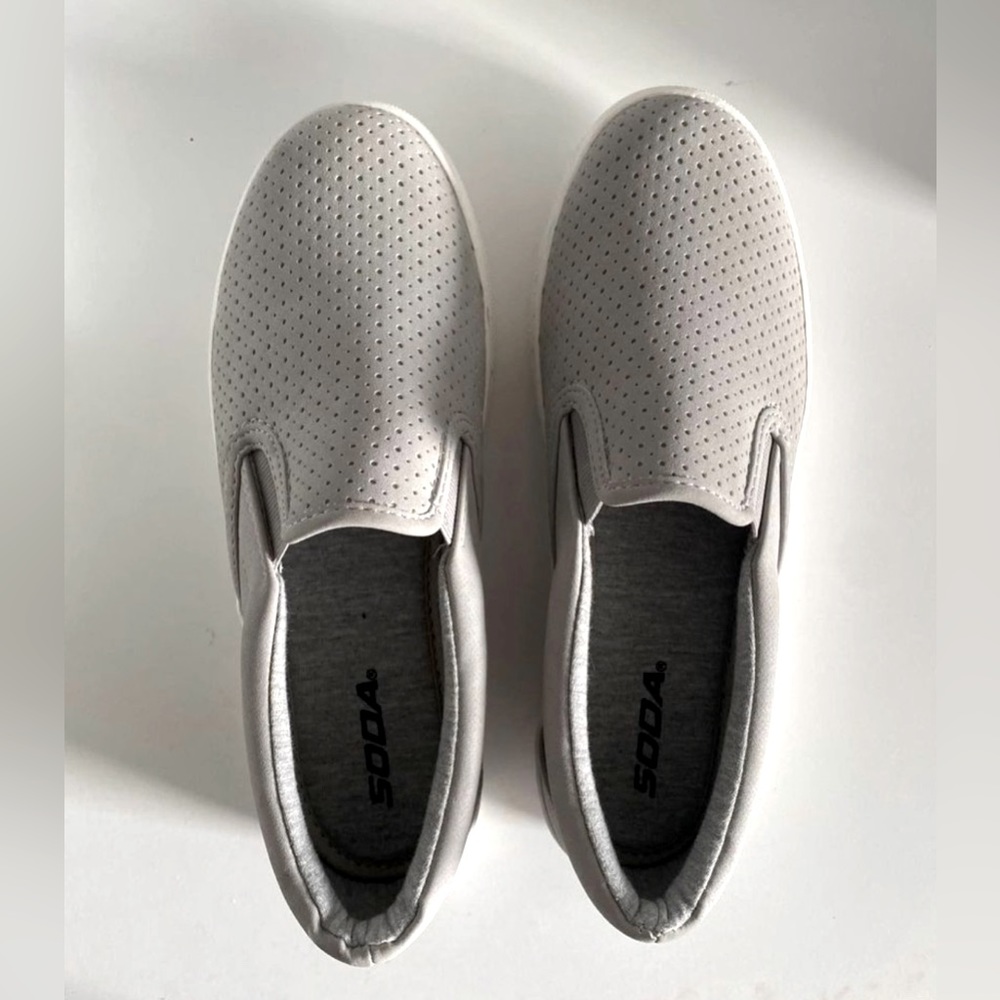 Soda slip on shoes. Size 8